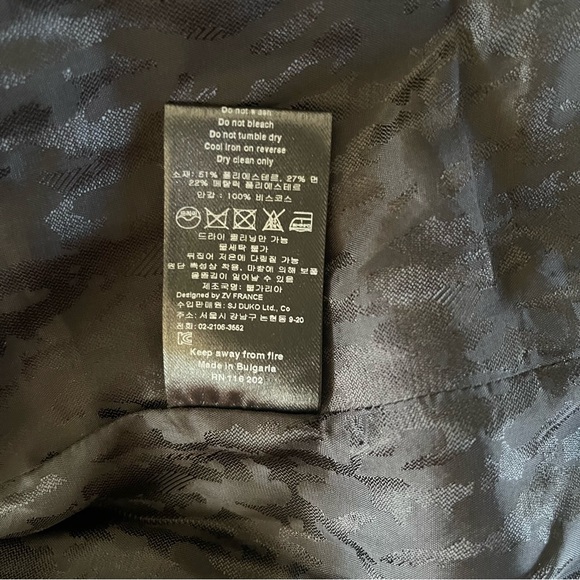 Zadig & Voltaire Vegas Pixel Deluxe Silver Jacket - Picture 12 of 16